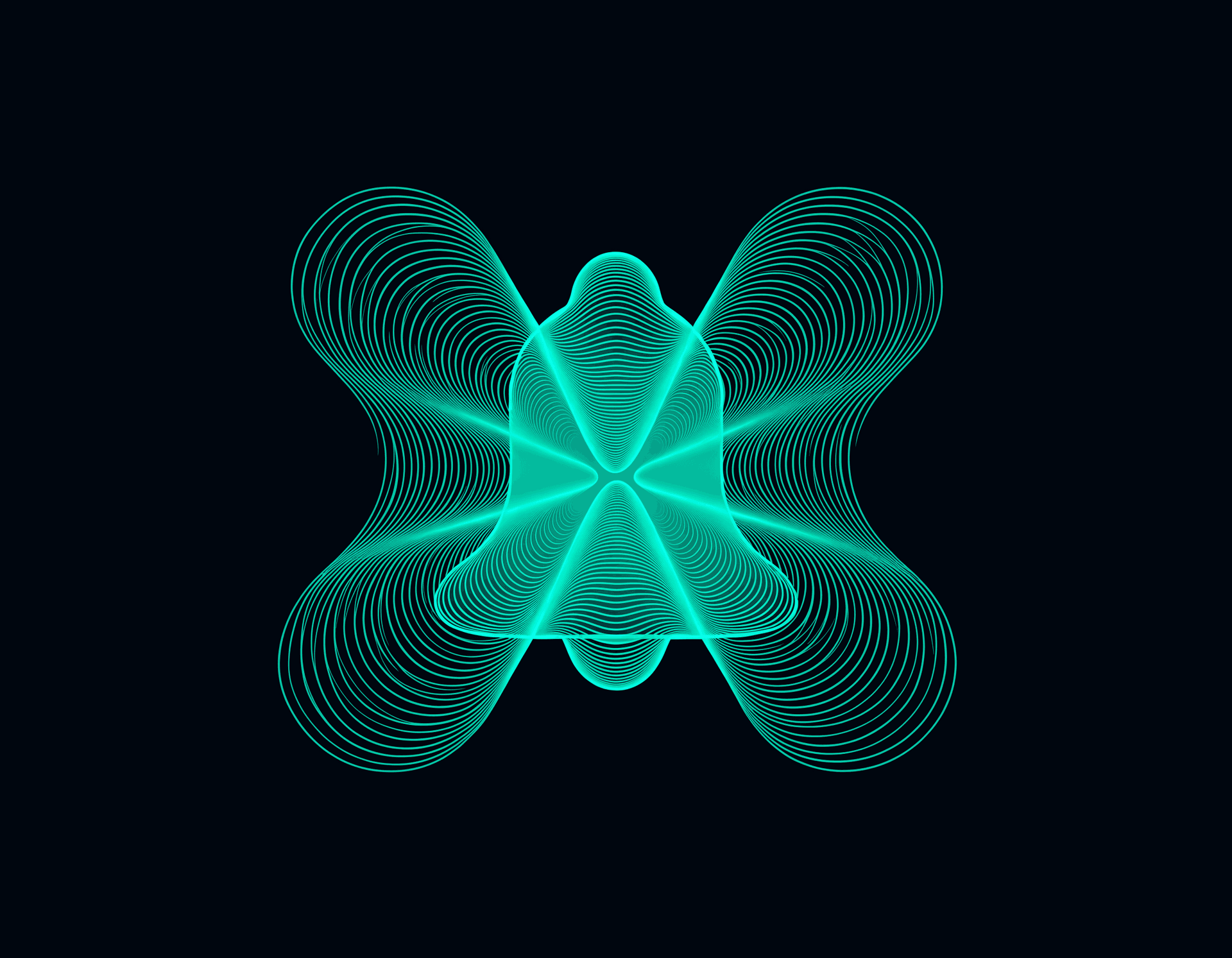 Alert bell with pulse waves icon